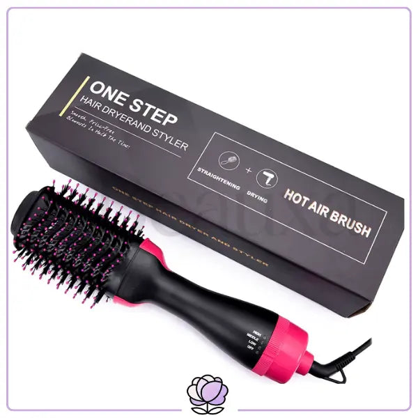 2‑in‑1 Hair Dryer & Volumizing Hot‑Air Brush