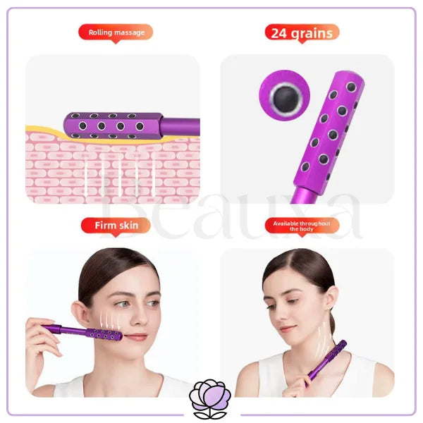 Alloy Gua Sha Face Roller with Germanium