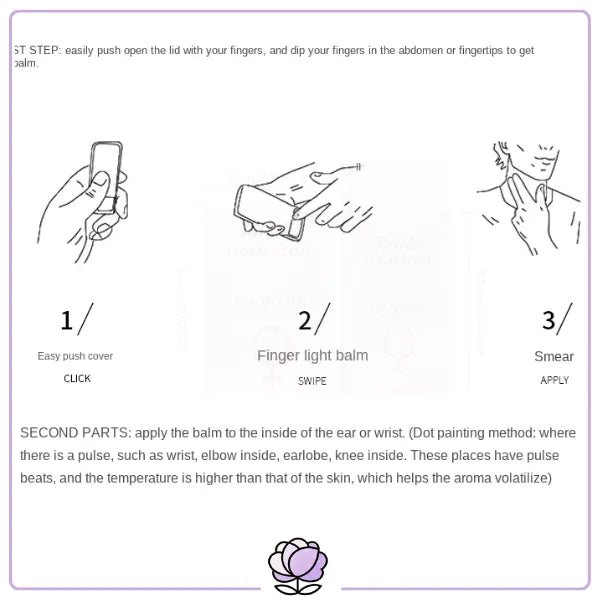 Roxelis Jasmine Solid Perfume – For Women