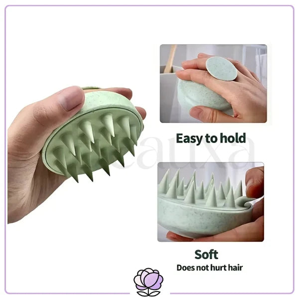 Scalp Massage Shampoo Brush – Deep‑Cleansing Silicone Scalp Scrubber