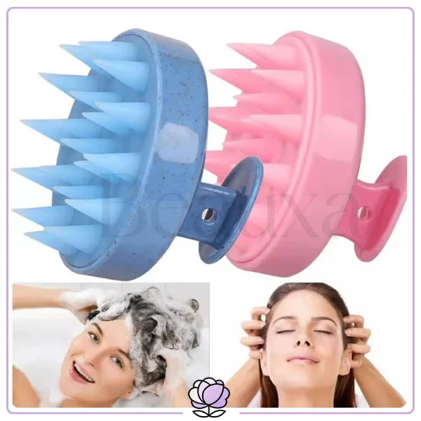 Scalp Massage Shampoo Brush – Deep‑Cleansing Silicone Scalp Scrubber