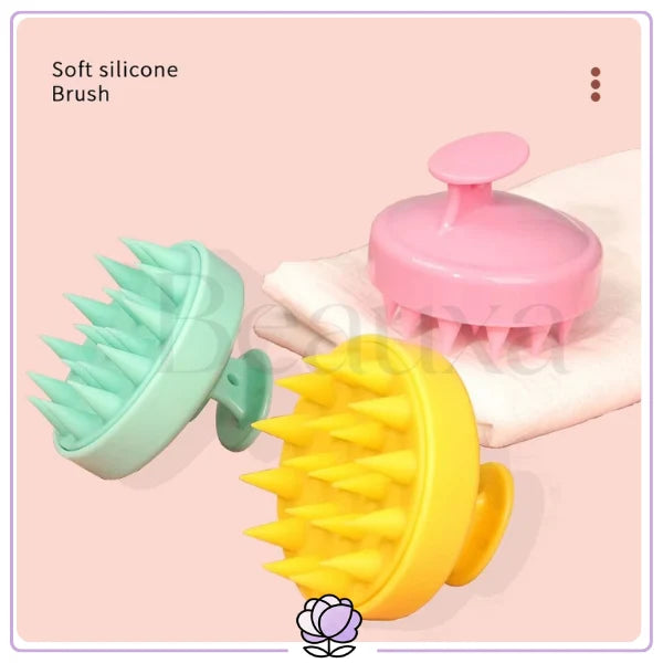 Scalp Massage Shampoo Brush – Deep‑Cleansing Silicone Scalp Scrubber