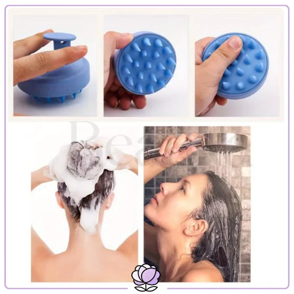 Scalp Massage Shampoo Brush – Deep‑Cleansing Silicone Scalp Scrubber